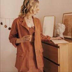 Free People Summer State Of Mind Jacket Coat Endless Summer Button Top XL
